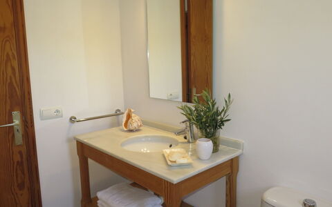 S'Almunia: Room, Property, Furniture, Bathroom, Sink, Building, Interior Design, Bathroom Sink, House, Floor