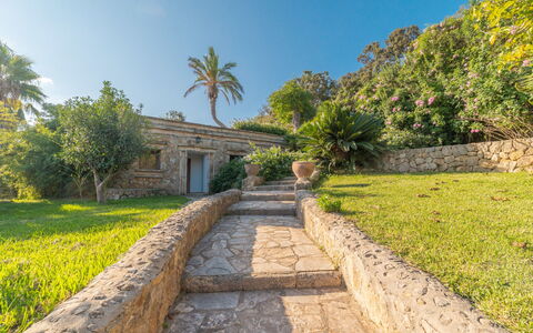 Can Ferre Nou: Plant, Sky, Property, Tree, Natural Landscape, Land Lot, Road Surface, Arecales, Grass, Landscape