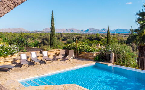 Can Ferre Nou: Sky, Plant, Water, Property, Swimming Pool, Azure, Nature, Building, Architecture, Shade