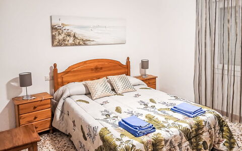Villa Lolin: Furniture, Bed, Bedroom, Bedding, Bed Sheet, Interior Design, Wood, Floor, Linens, Flooring