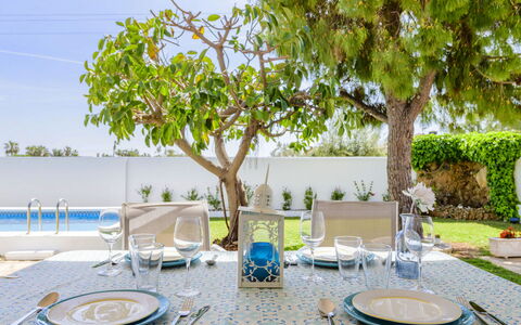 Villa Lolin: Plant, Property, Table, Furniture, Outdoor Furniture, Architecture, Interior Design, Tree, Shade, Urban Design