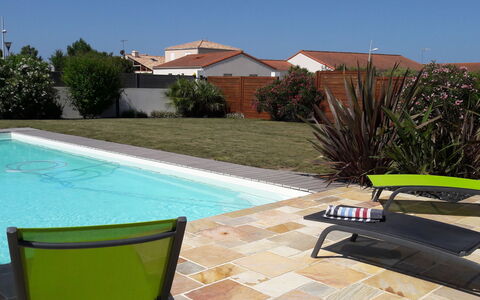 Les Epinettes: Water, Plant, Property, Furniture, Swimming Pool, Azure, Building, Sky, Outdoor Furniture, Shade
