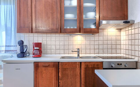Tomazin: Cabinetry, Countertop, Wood, Kitchen, Interior Design, Major Appliance, Kitchen Sink, Kitchen Appliance, Sink, Flooring