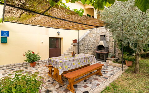 Sonja: Plant, Building, Property, Furniture, Outdoor Bench, Botany, Table, Nature, Window, Shade