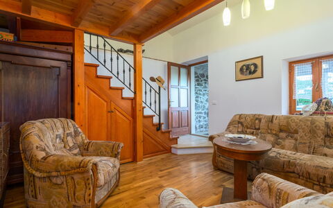 Villa Paula: Picture Frame, Property, Couch, Table, Window, Comfort, Wood, Living Room, Interior Design, Building