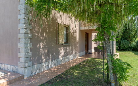 Verbanac: Garden, Shade, Landscaping, Backyard, Yard, Hacienda, Home Door, Evergreen, Courtyard