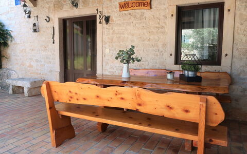 Lara: Plant, Furniture, Table, Window, Building, Flowerpot, Wood, Interior Design, Rectangle, Outdoor Furniture