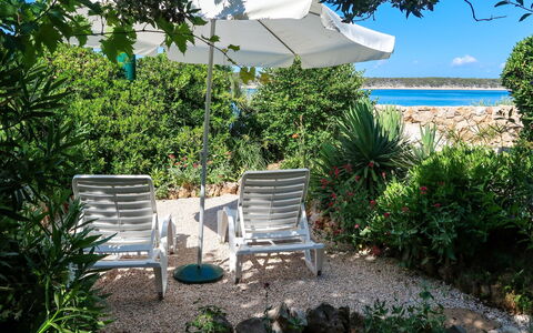 Noa: Plant, Property, Sky, Plant Community, Furniture, Water, Nature, Umbrella, Shade, Outdoor Furniture