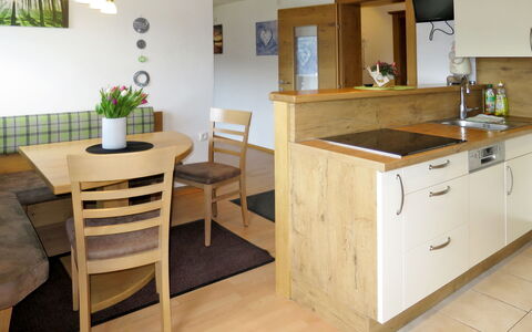 Radstadt 606: Furniture, Room, Property, Kitchen, Cabinetry, Countertop, Interior Design, Building, Floor, House