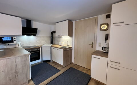 Wallner: Furniture, Wood, Interior Design, Countertop, Flooring, Floor, Sink, Kitchen, Major Appliance, Cabinetry