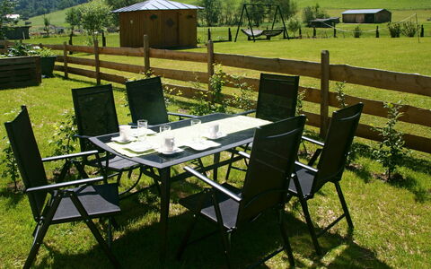 Ingrid: Plant, Table, Furniture, Building, Green, Nature, Chair, Tree, Outdoor Table, Natural Landscape