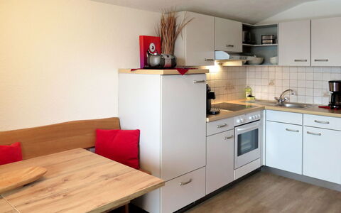 Kaltenbach 626: Room, Property, Furniture, Countertop, Kitchen, Interior Design, Cabinetry, Building, Floor, Wood Flooring