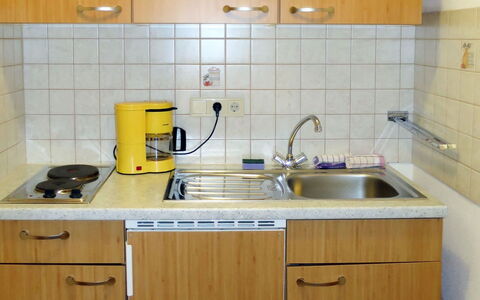 Landhaus Heim: Countertop, Cabinetry, Kitchen, Room, Furniture, Property, Cupboard, Interior Design, Sink, Major Appliance