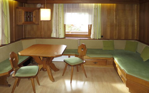 Zell am Ziller 630: Room, Furniture, Property, Interior Design, Floor, Table, Building, Hardwood, Wood, Flooring