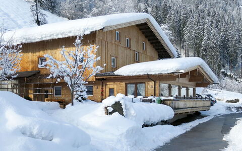Talbach: Snow, Building, Daytime, Property, Window, Tree, House, Branch, Cottage, Water