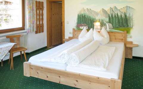 Mayrhofen 709: Furniture, Bed, Bedroom, Room, Bed Frame, Property, Bed Sheet, Mattress, Interior Design, Bedding