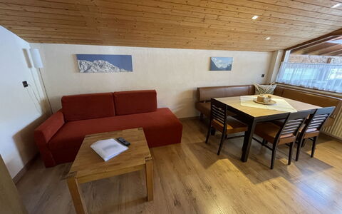 Prutz Kaunertal 656: Furniture, Property, Couch, Table, Wood, Comfort, Interior Design, House, Building, Flooring