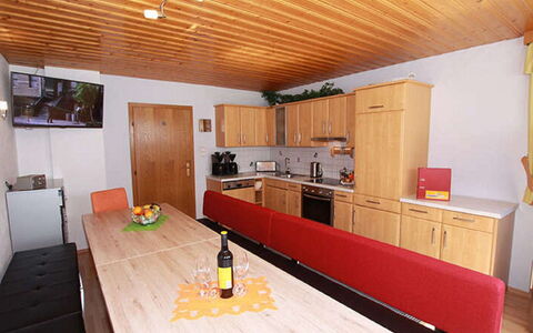 Kappl 605: Property, Furniture, Wood, Orange, Interior Design, Kitchen, Table, Flooring, Floor, Cabinetry