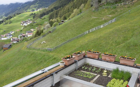 Bergblick: Plant, Sky, Mountain, Slope, Land Lot, Building, Natural Landscape, Urban Design, Grass, Tree