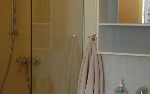 Mörbisch am See 603: Shower Head, Plumbing Fixture, Tap, Sink, Bathroom, Bathroom Cabinet, Shower, Shower Door, Floor