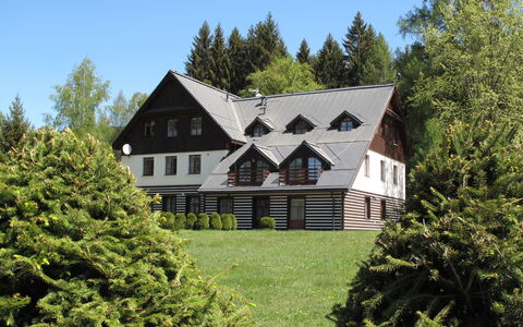 Harrachovka: House, Property, Home, Cottage, Tree, Farmhouse, Real Estate, Building, Estate, Land Lot