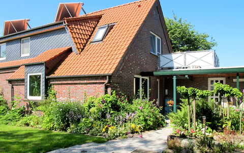 Horumersiel 656: Plant, Sky, Property, Window, Building, House, Land Lot, Tree, Cottage, Grass