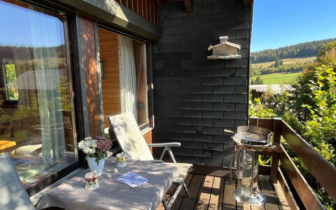 Rechbergblick (Beu302): Table, Property, Building, Plant, Window, Wood, Architecture, Chair, Interior Design, Cottage