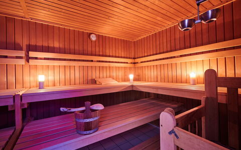 Heckenrose mit Badewelt und Sauna Inkl.: Flooring, Ceiling, Swimming Pool, Design, Resort, Leisure Centre, Hotel, Wood Stain, Sauna, Light Fixture