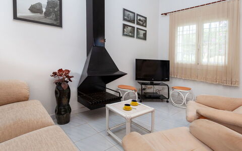 Villa Blanca Feliu: Room, Living Room, Property, Interior Design, Furniture, Coffee Table, Building, Table, Real Estate, House