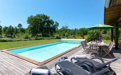 Moliets 626: Sky, Water, Swimming Pool, Azure, Shade, Plant, Rectangle, Outdoor Furniture, Leisure, Real Estate