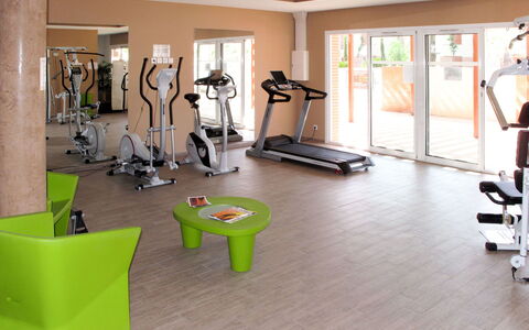 Argelès sur Mer 627: Property, Wood, Exercise Machine, Interior Design, Flooring, Floor, Leisure, Gym, Hardwood