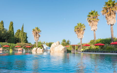 Argelès sur Mer 628: Swimming Pool, Resort, Leisure, Garden, Water Feature, Landscaping, Vacation, Resort Town, Eco Hotel