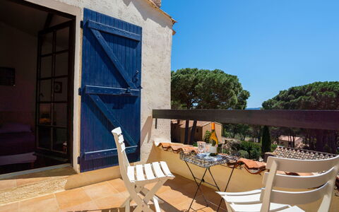 Domaine des Restanques: Sky, Shade, Wood, Chair, Outdoor Furniture, Leisure, Landscape, Urban Design, Door, Roof