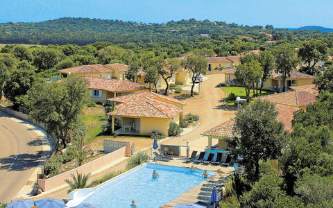 Pinarellu 604: Swimming Pool, Property, Village, Water, House, Tree, Tourism, Vacation, Real Estate, Rural Area