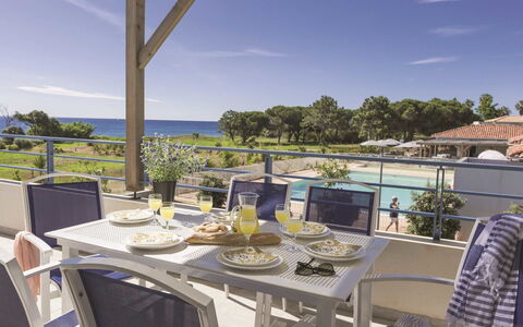 Moriani-Plage 614: Outdoor Furniture, Furniture, Resort, Chair, Outdoor Table, Umbrella, Shade, Swimming Pool, Garden, Eco Hotel