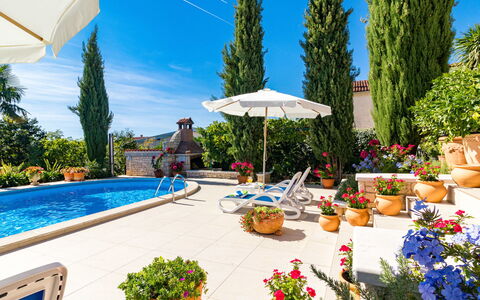 Poreč 606: Water, Plant, Flower, Sky, Property, Blue, Green, Nature, Swimming Pool, Azure