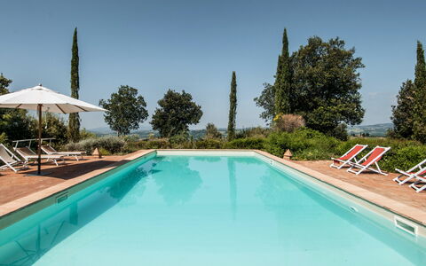 Lavacchio 12: Water, Sky, Plant, Swimming Pool, Azure, Tree, Shade, Rectangle, Grass, Composite Material