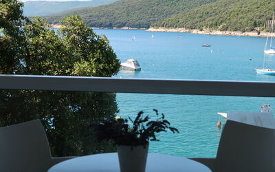 Rabac 633: Water, Furniture, Property, Table, Boat, Plant, Sky, Light, Azure, Green