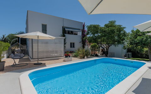 Vir 611: Water, Building, Plant, Property, Sky, Swimming Pool, Azure, Shade, Architecture, Rectangle