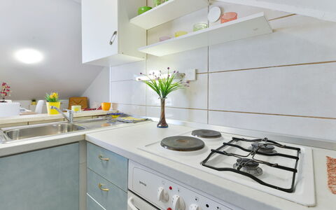 Valentina: Countertop, White, Kitchen, Room, Property, Furniture, Tile, Interior Design, Cabinetry, Yellow