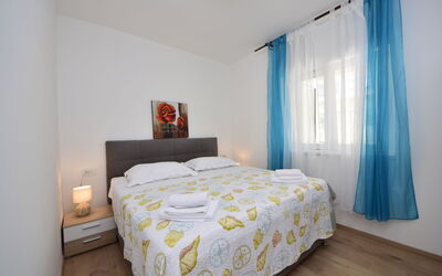 Katarina 3 606.2: Interior Design, Bedroom, Furniture, Floor, Bed, Home, Room, Apartment, Linens, Bed Frame