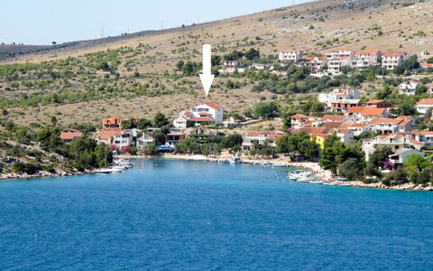 Šibenik 609: Water, Sky, Water Resources, Building, Azure, Plant, Lake, Coastal And Oceanic Landforms, Mountain, Tree