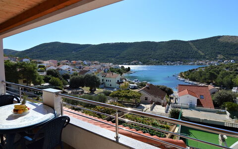 Šibenik 609: Sky, Water, Building, Plant, Azure, Tree, Window, Table, Shade, Mountain