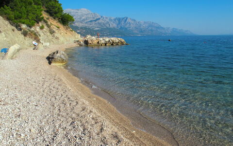 Ružica: Sky, Water, Cloud, Beach, Umbrella, Outdoor Furniture, Shade, Coastal And Oceanic Landforms