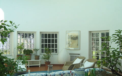 Villa Adriana: Green, Room, Property, Building, Interior Design, House, Daylighting, Ceiling, Furniture, Architecture