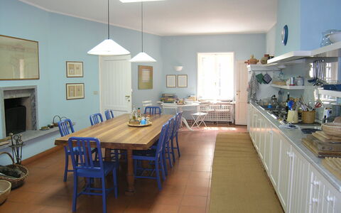 Villa Adriana: Room, Property, Building, Floor, Furniture, Interior Design, Kitchen, House, Home, Countertop