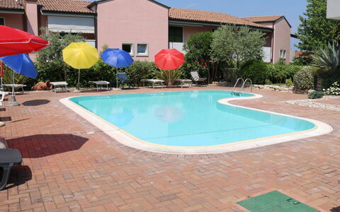 Lazise 741: Water, Plant, Property, Building, Swimming Pool, Sky, Azure, Tree, Shade, Architecture