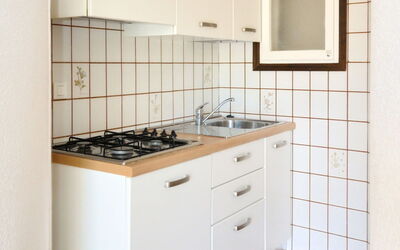 Villaggio Tivoli 635.2: Room, Property, Furniture, Cabinetry, Kitchen, Countertop, Interior Design, Tile, Floor, Building