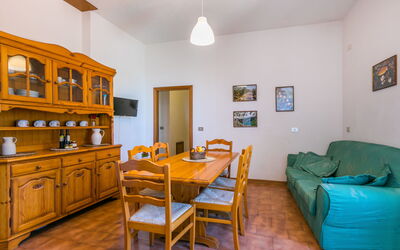San Vivaldo 612.1: Furniture, Table, Cabinetry, Azure, Wood, Interior Design, House, Picture Frame, Living Room, Flooring