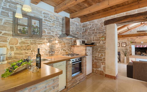 Hrelja: Cabinetry, Countertop, Property, Furniture, Kitchen, Tap, Wood, Interior Design, Kitchen Stove, Architecture